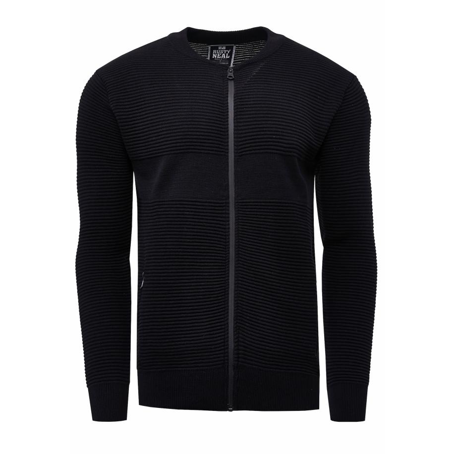 Rusty Neal Rusty Neal Gebreid vest zwart -