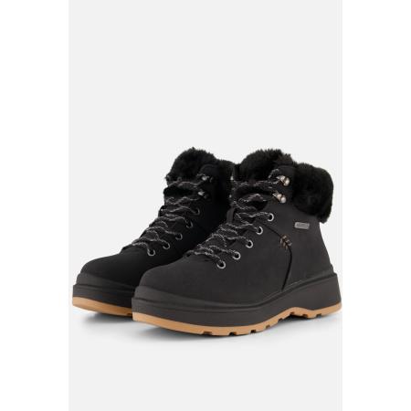 Skechers Park City Veterboots zwart Nubuck