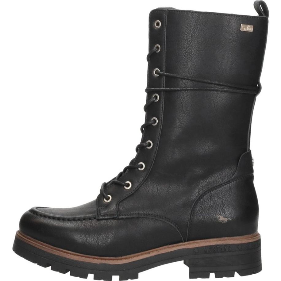 Mustang - Veterschoenen Hoog Zwart
