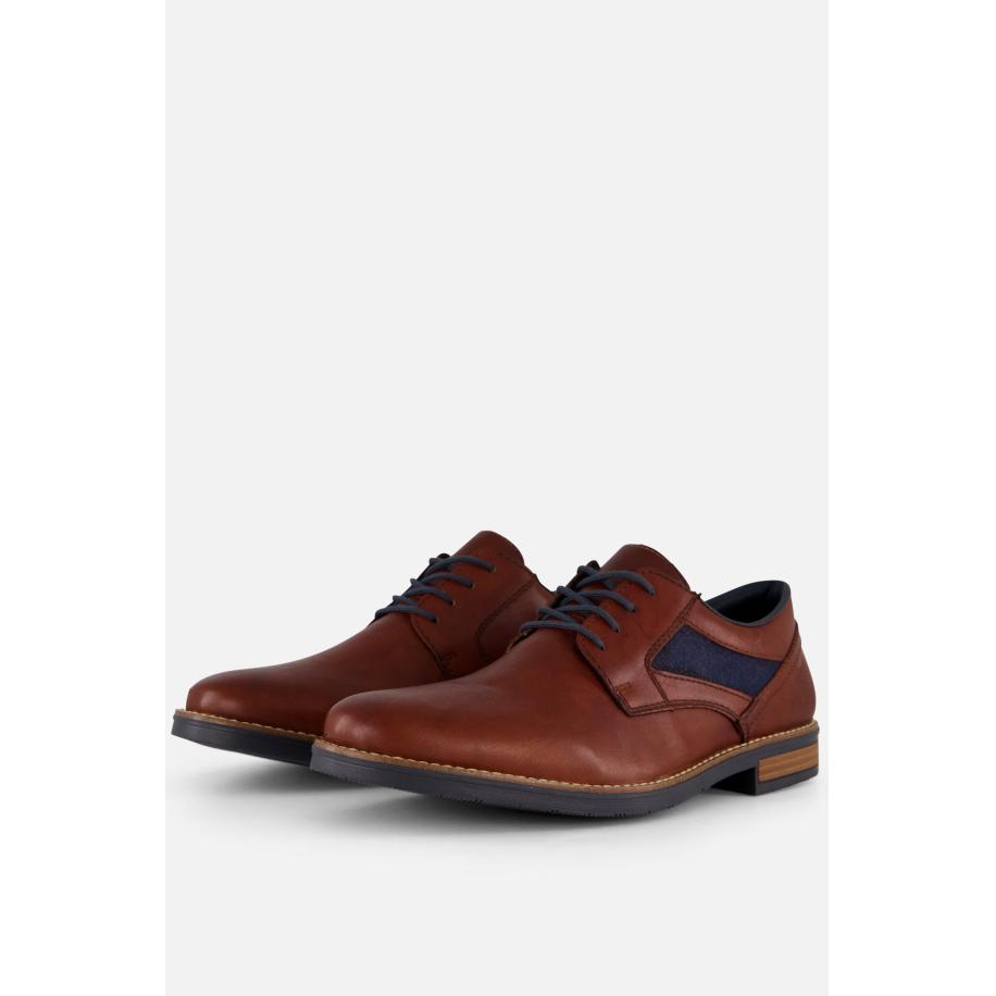 Rieker Veterschoenen bruin Leer Bruin