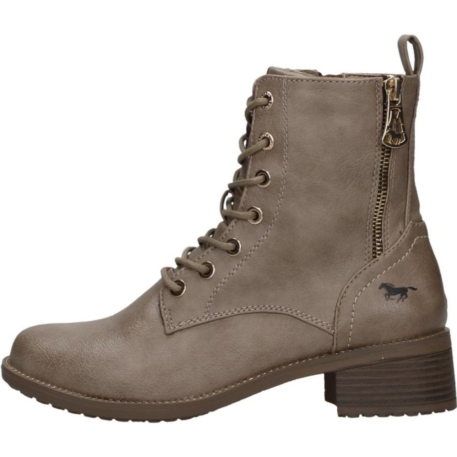 Mustang MUSTANG Veterlaarsjes lichtbruin / zwart Bruin