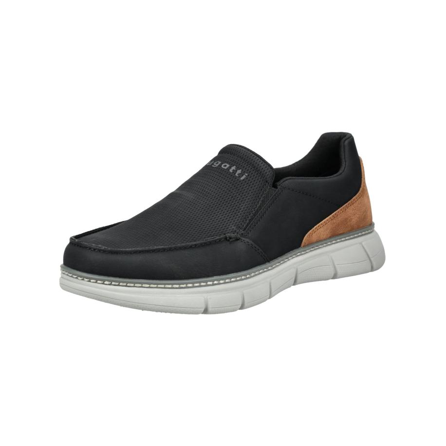 Bugatti bugatti Instappers karamel / zwart / wit -