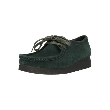 Clarks CLARKS Veterschoen Wallabee EVO donkergroen