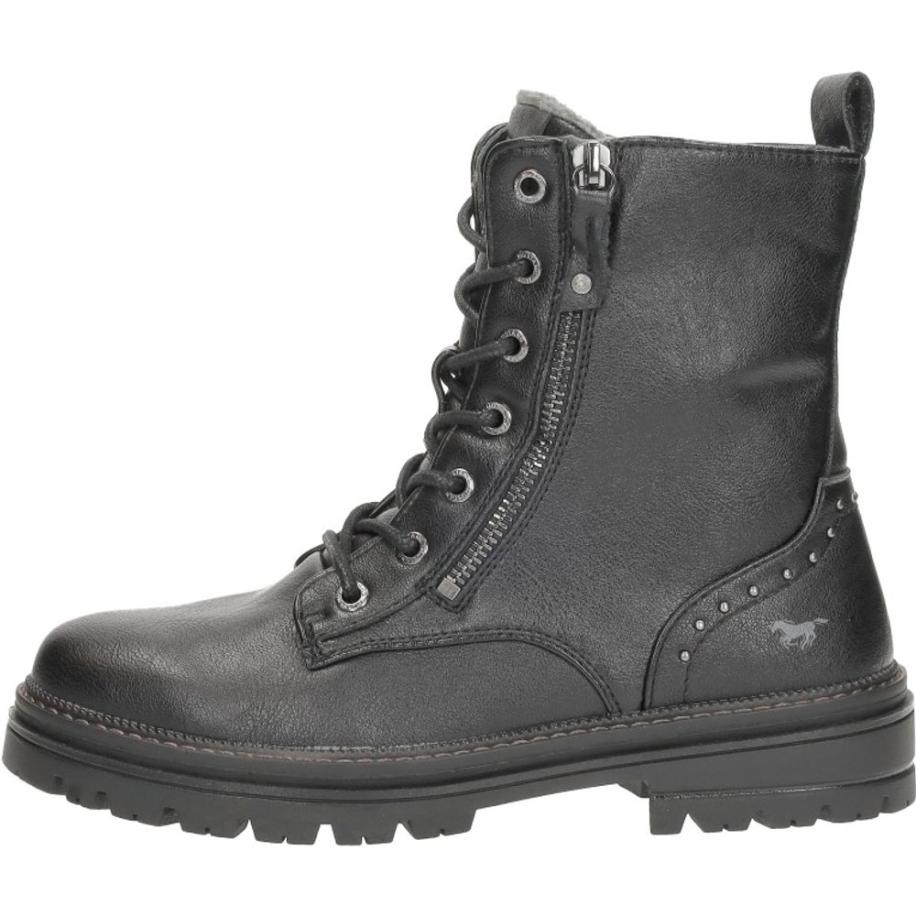 Mustang - Veterschoenen Hoog Zwart