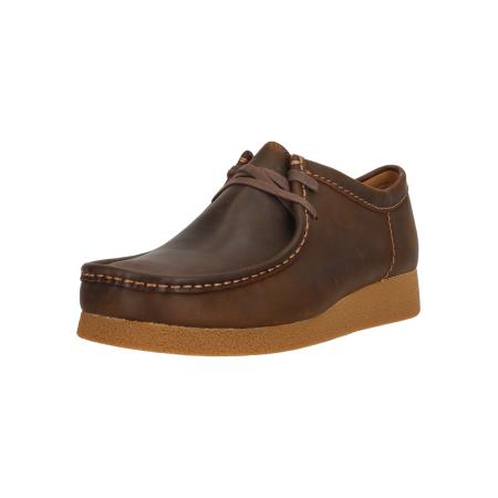 Clarks CLARKS Veterschoen Wallabee donkerbruin