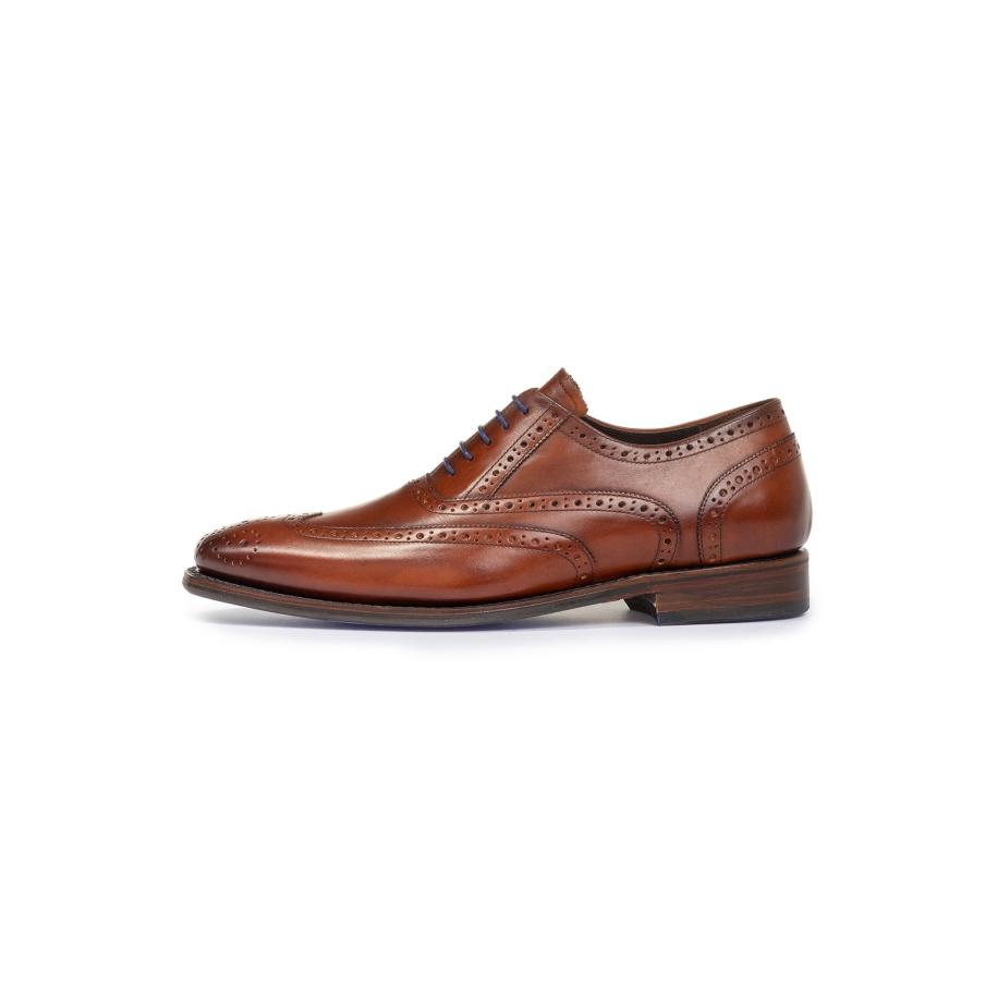 Floris van Bommel Floris van Bommel Veterschoen De Loper 4 cognac -