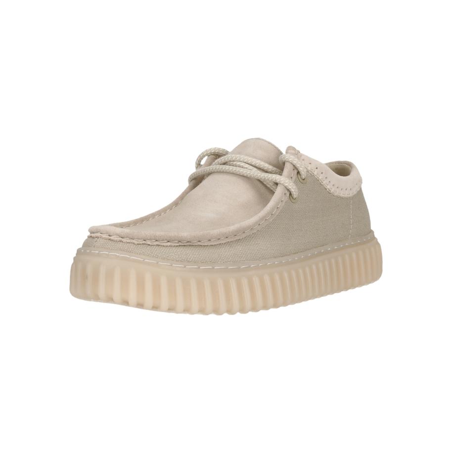 Clarks CLARKS Veterschoen Torhill Low wit -