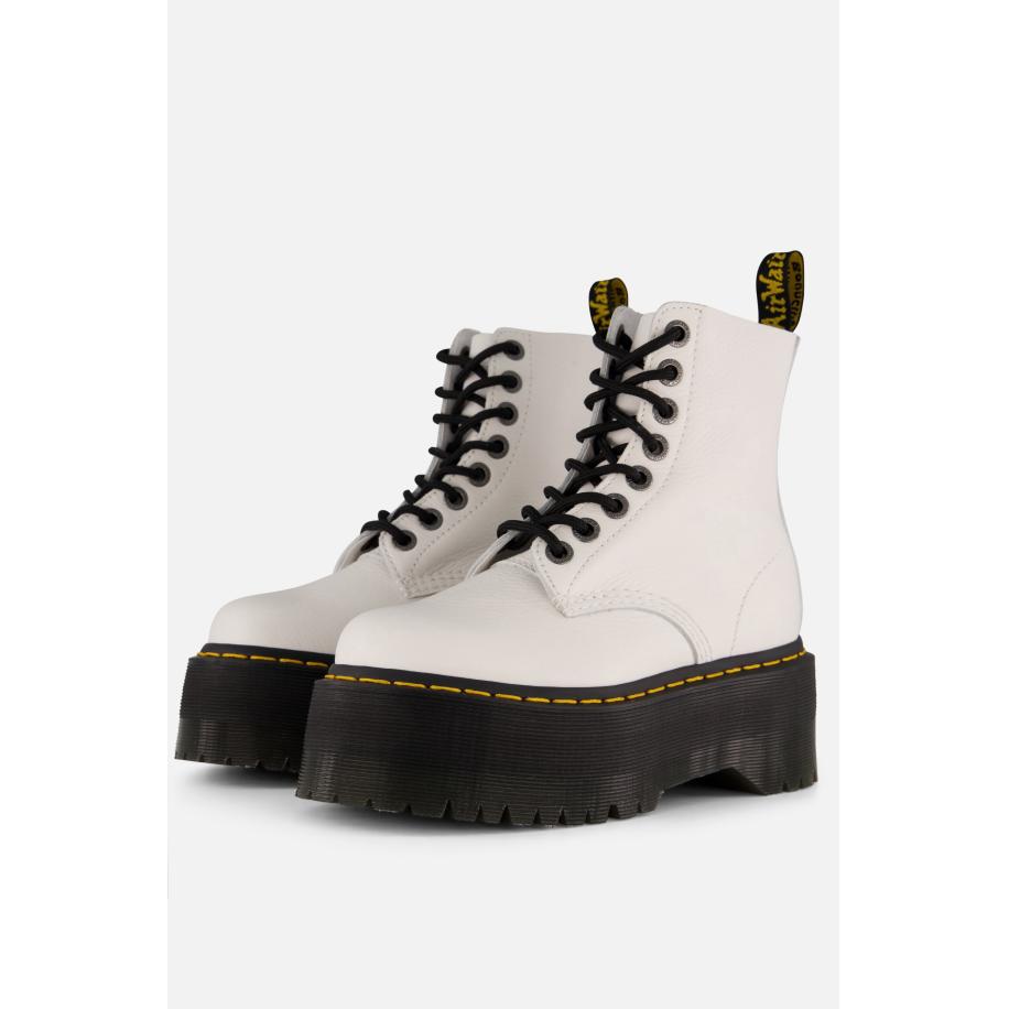 Dr. Martens Quad Retro Max veterboots wit Leer Wit