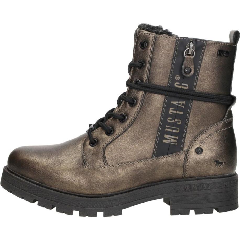 Mustang - Veterschoenen Hoog Goud