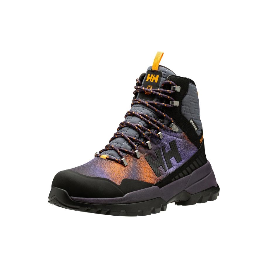 Helly Hansen HELLY HANSEN Boots CRESTONE ULLR donkergrijs / lavendel / oranje / zwart -