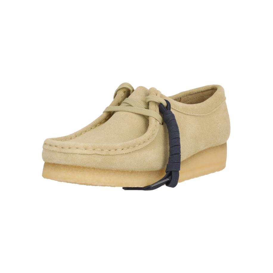 Clarks CLARKS Veterschoen Wallabee Maple Suede sand -