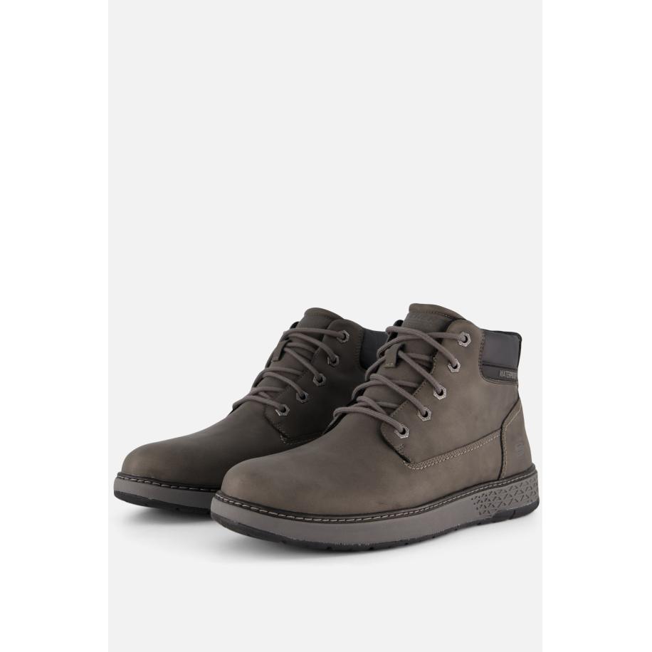Skechers Garlan Veterschoenen grijs Synthetisch Grijs