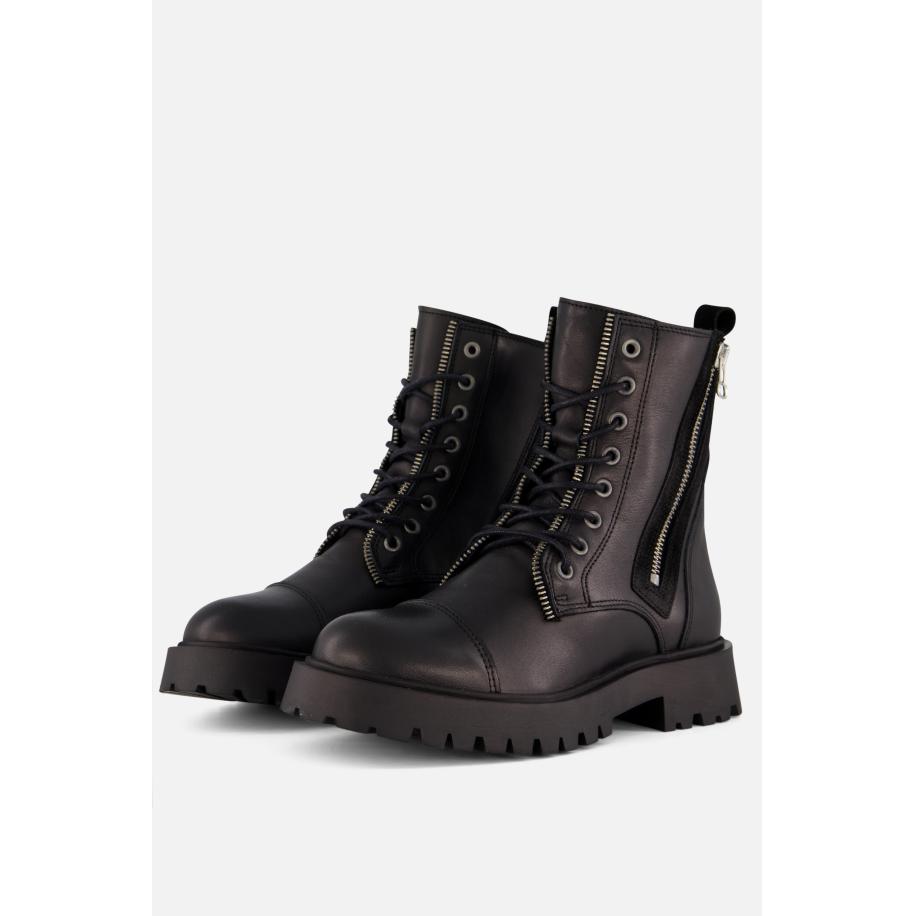 Cellini veterboots zwart Zwart