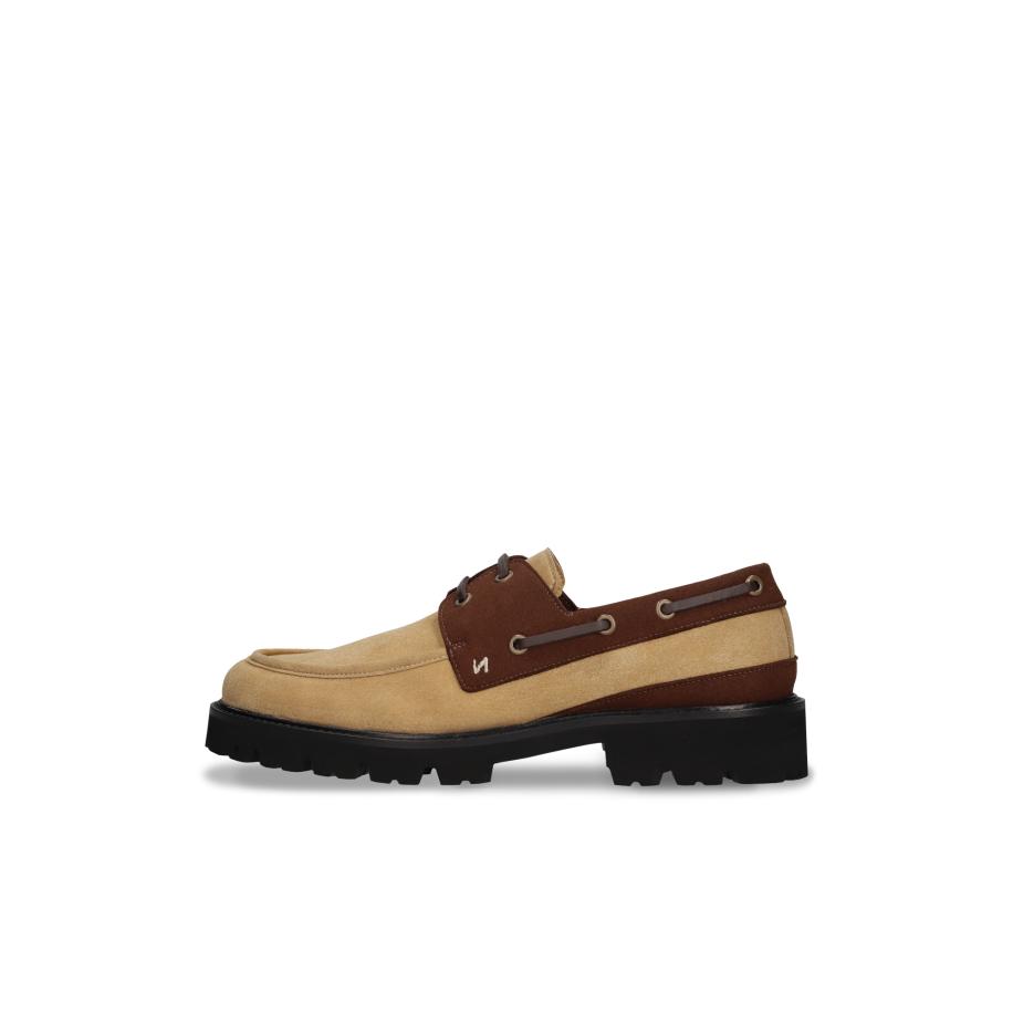 Nae Vegan Shoes nae Vegan Shoes Veterschoen DARIO B beige / bruin -