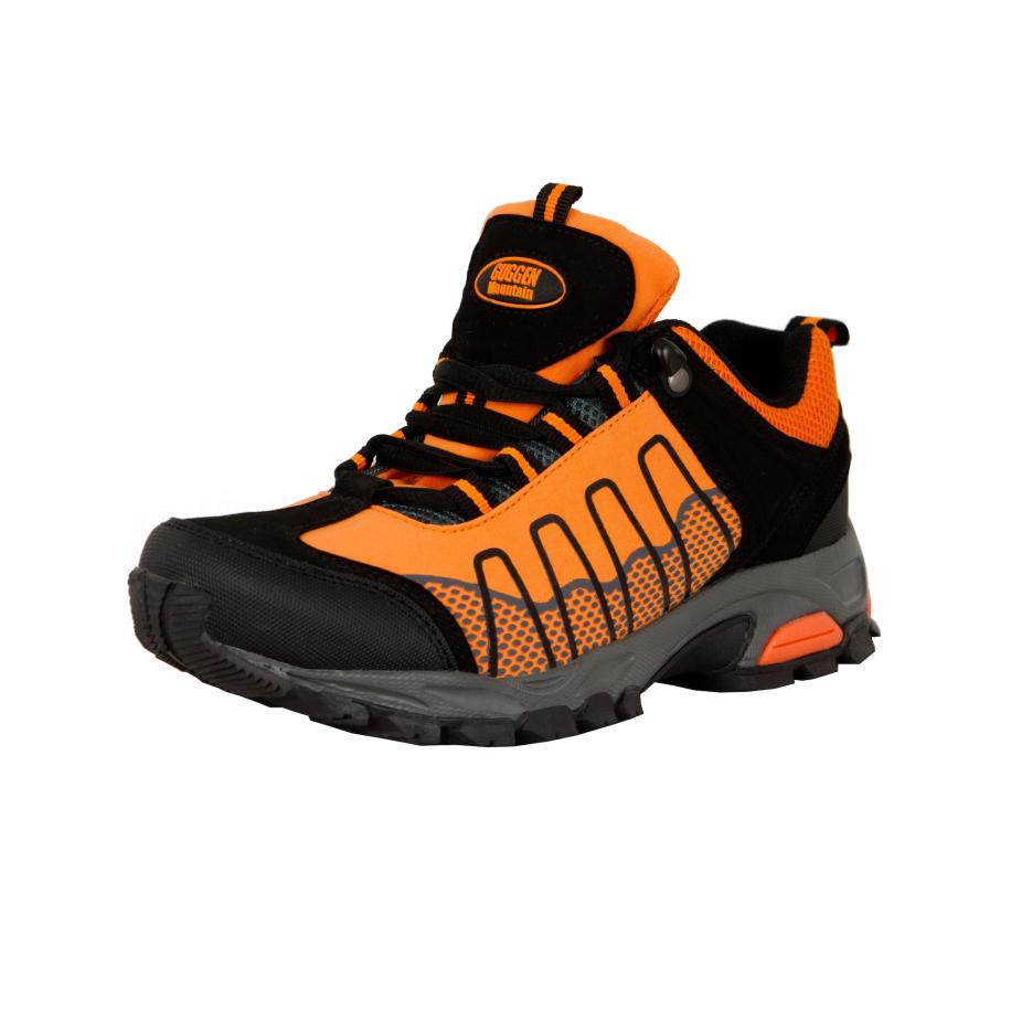Guggen Mountain Sportieve veterschoen Wandern Trekkingschuhe T002 Wanderschuhe oranje / zwart Oranje
