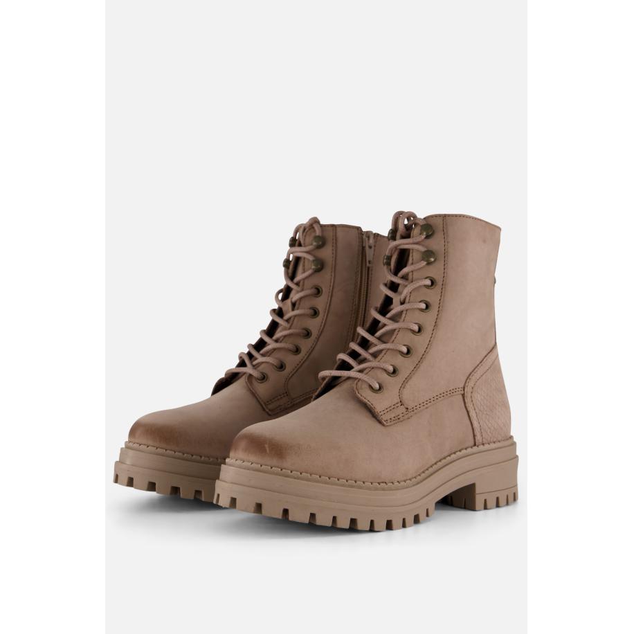 Cellini Luna Veterboots taupe Leer Bruin