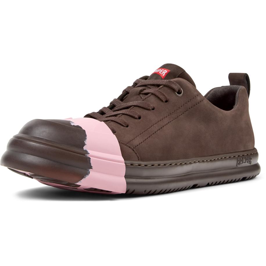 CAMPER Veterschoen Junction Runner donkerbruin / pink Bruin