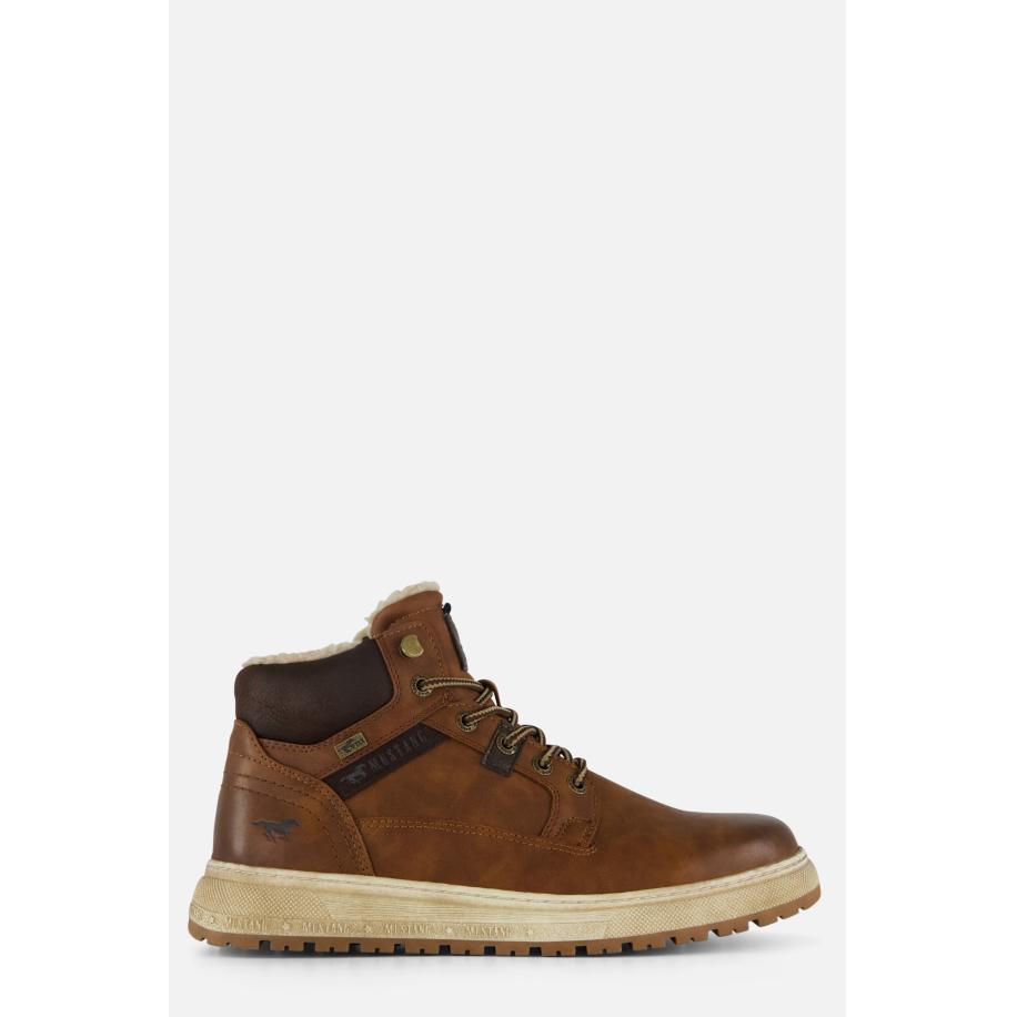 Mustang veterboots cognac Bruin
