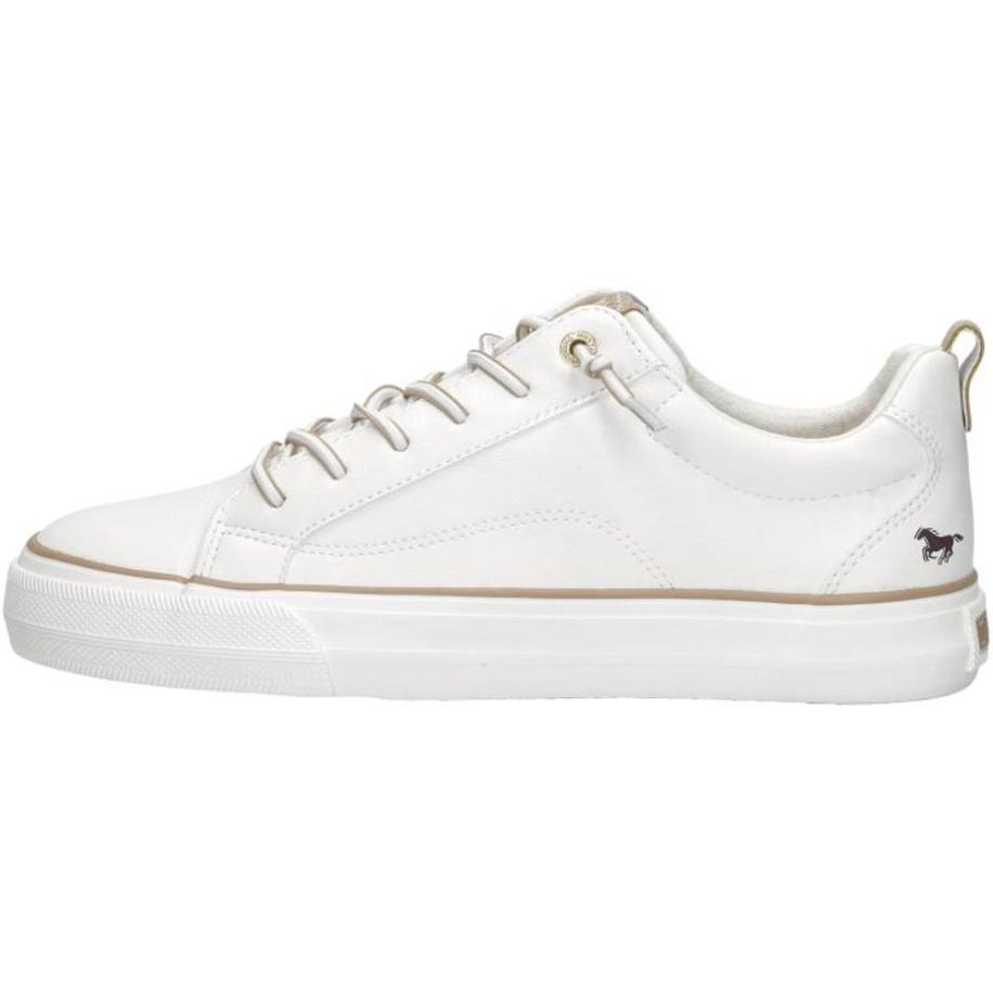 Mustang - Veterschoenen Laag Wit