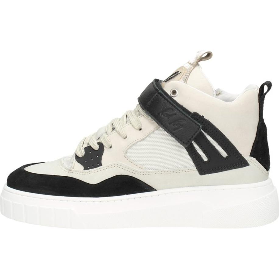 Red Rag - Women High Top Sneaker Zwart