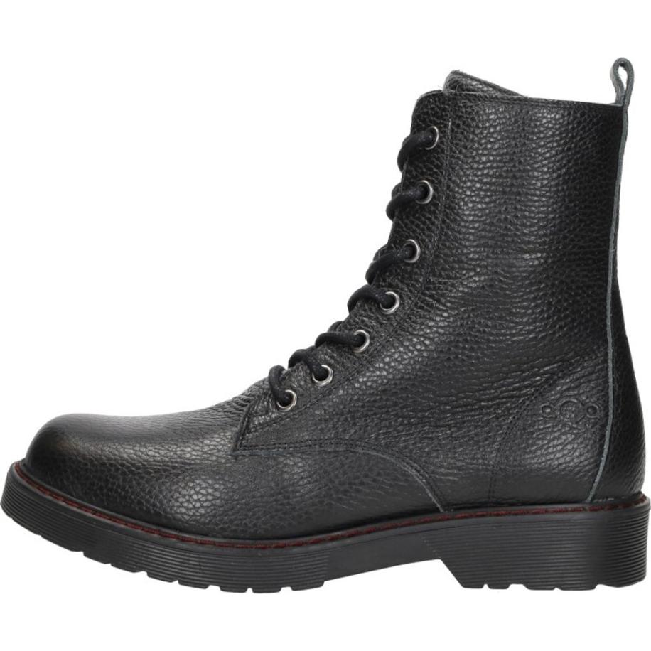 Aqa - Veterschoenen Hoog Zwart