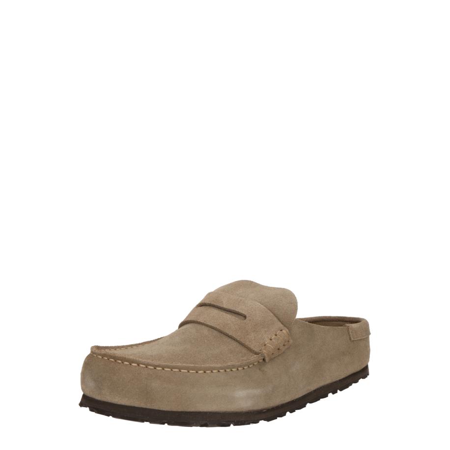 Birkenstock BIRKENSTOCK Instappers Naples donkerbeige -