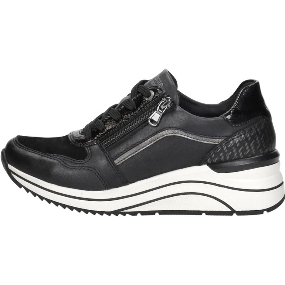 Remonte - Sneakers Laag Zwart