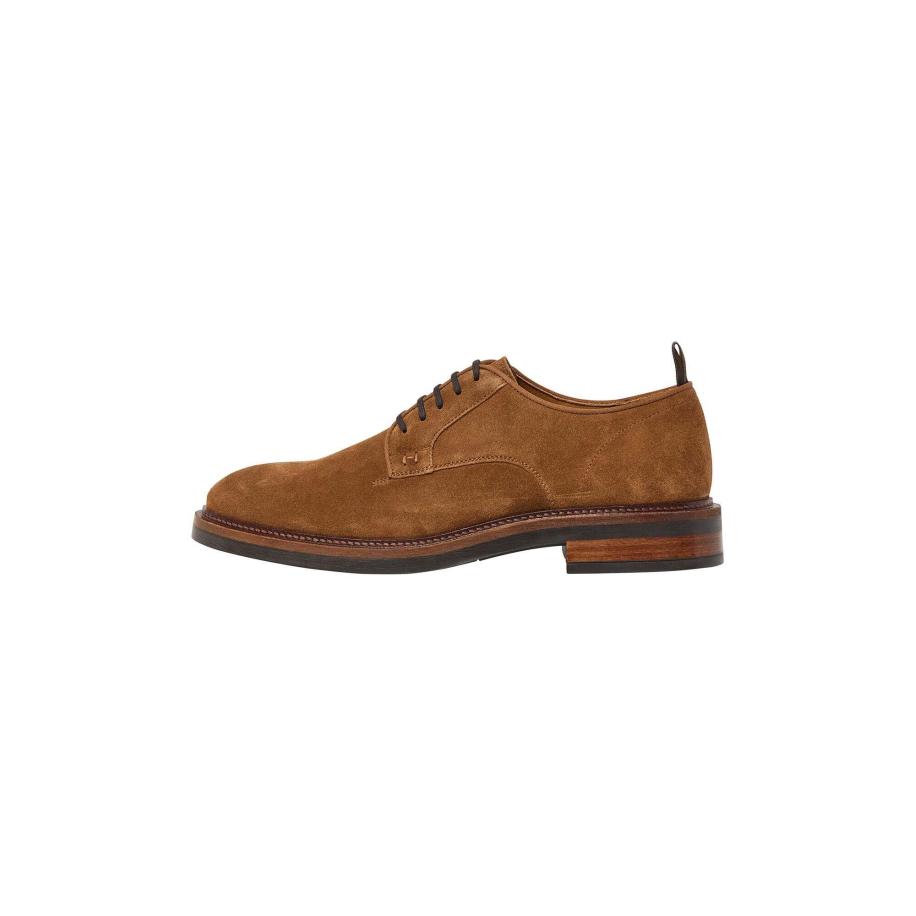 Hackett London Veterschoen Egmont Fine cognac Bruin