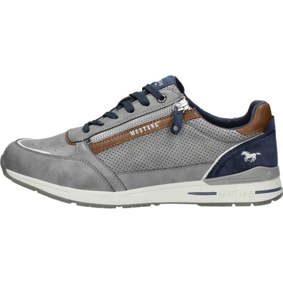 Mustang Sneakers grijs Synthetisch Grijs