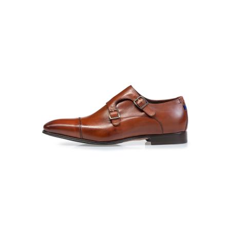 Floris van Bommel Floris van Bommel Veterschoen Gilli 04 cognac