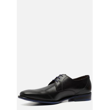 Floris van Bommel Veterschoenen zwart Leer 310307
