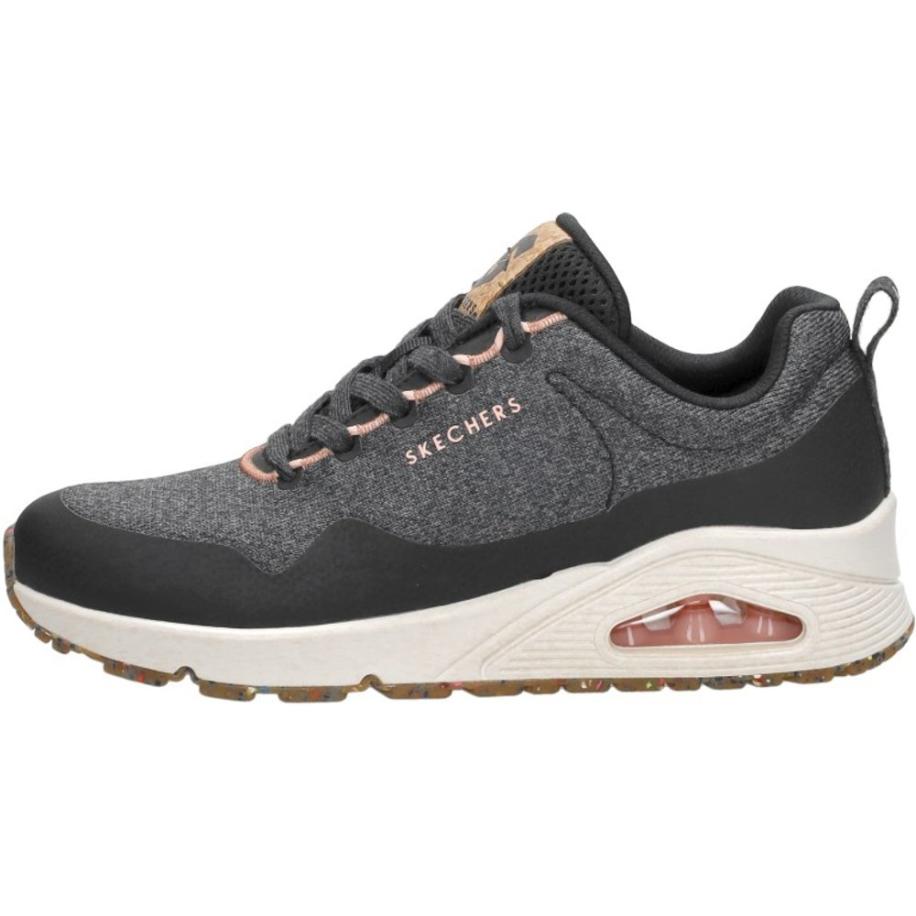 Skechers - Uno - Pla-knit Zwart