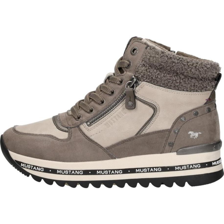 Mustang - Sneakers Hoog Bruin