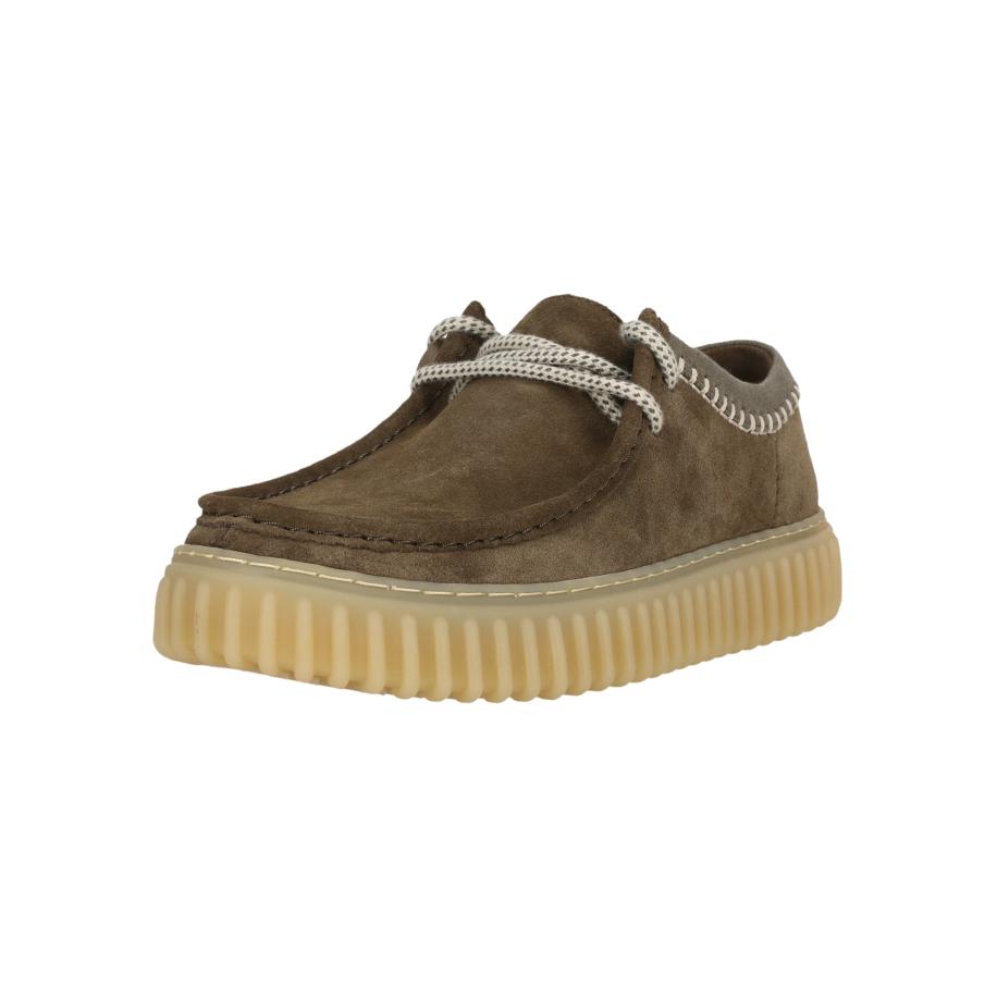 Clarks CLARKS Veterschoen Torhill olijfgroen -