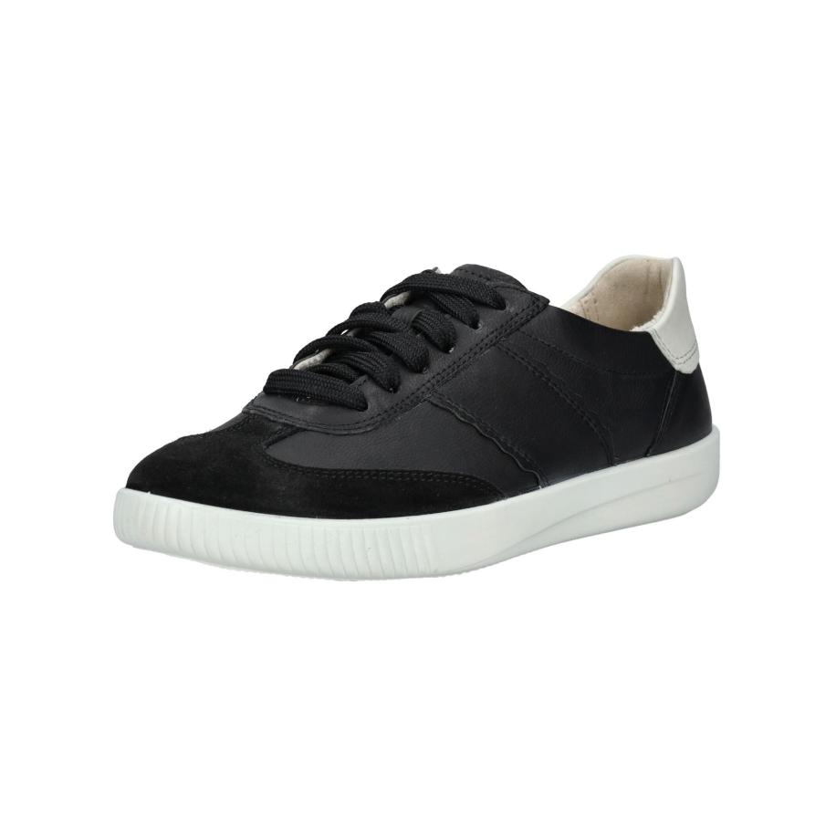 Legero Sneakers laag zwart / wit Zwart