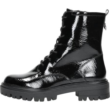 Tamaris - Veterschoenen Hoog Zwartlak