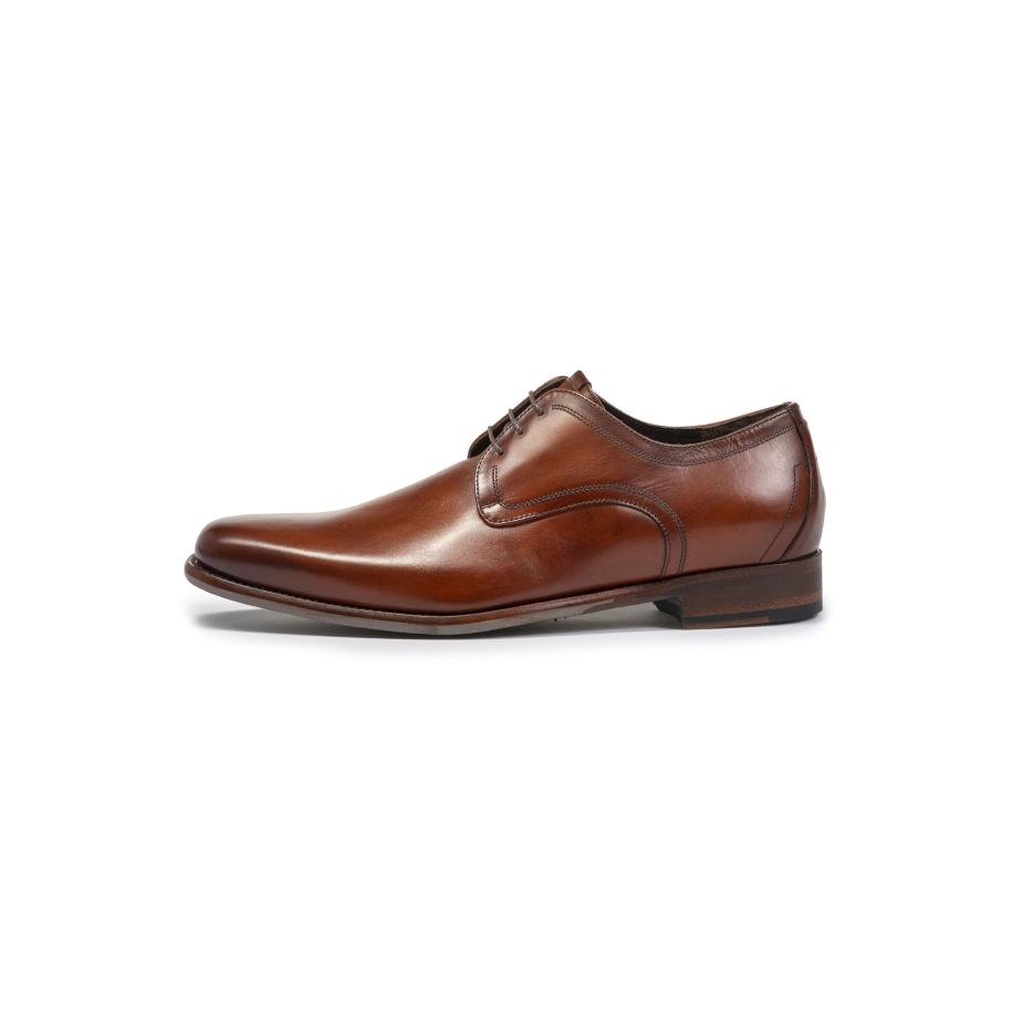 Floris van Bommel Floris van Bommel Veterschoen De Draver 3 cognac -