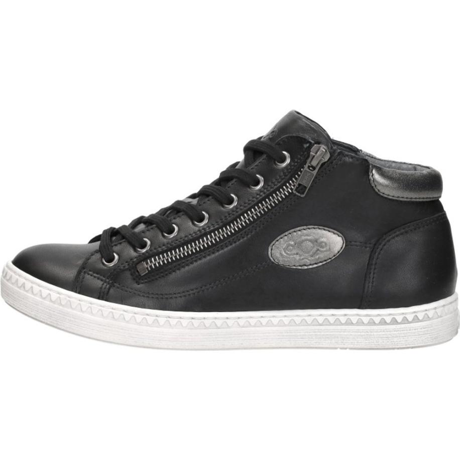 Aqa - Veterschoenen Hoog Zwart