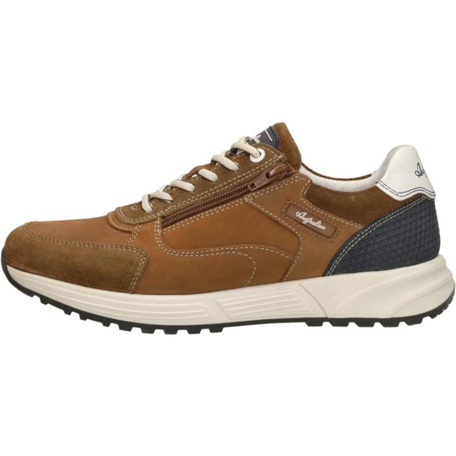 Australian Discover Sneakers cognac Leer Bruin
