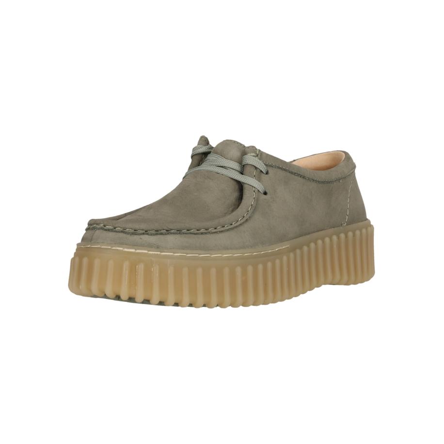 Clarks CLARKS Veterschoen Torhill Bee groen -