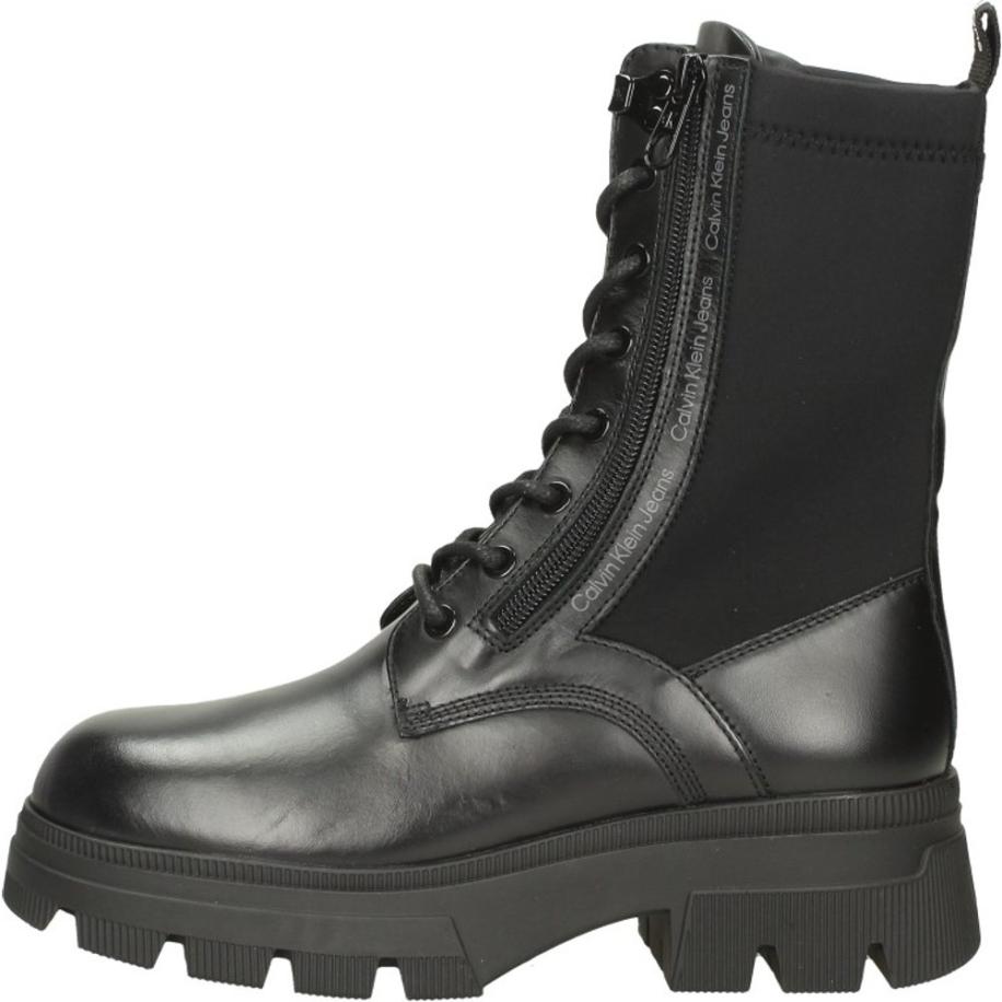 Calvin Klein - Chunky Combat Laceup Zip Zwart