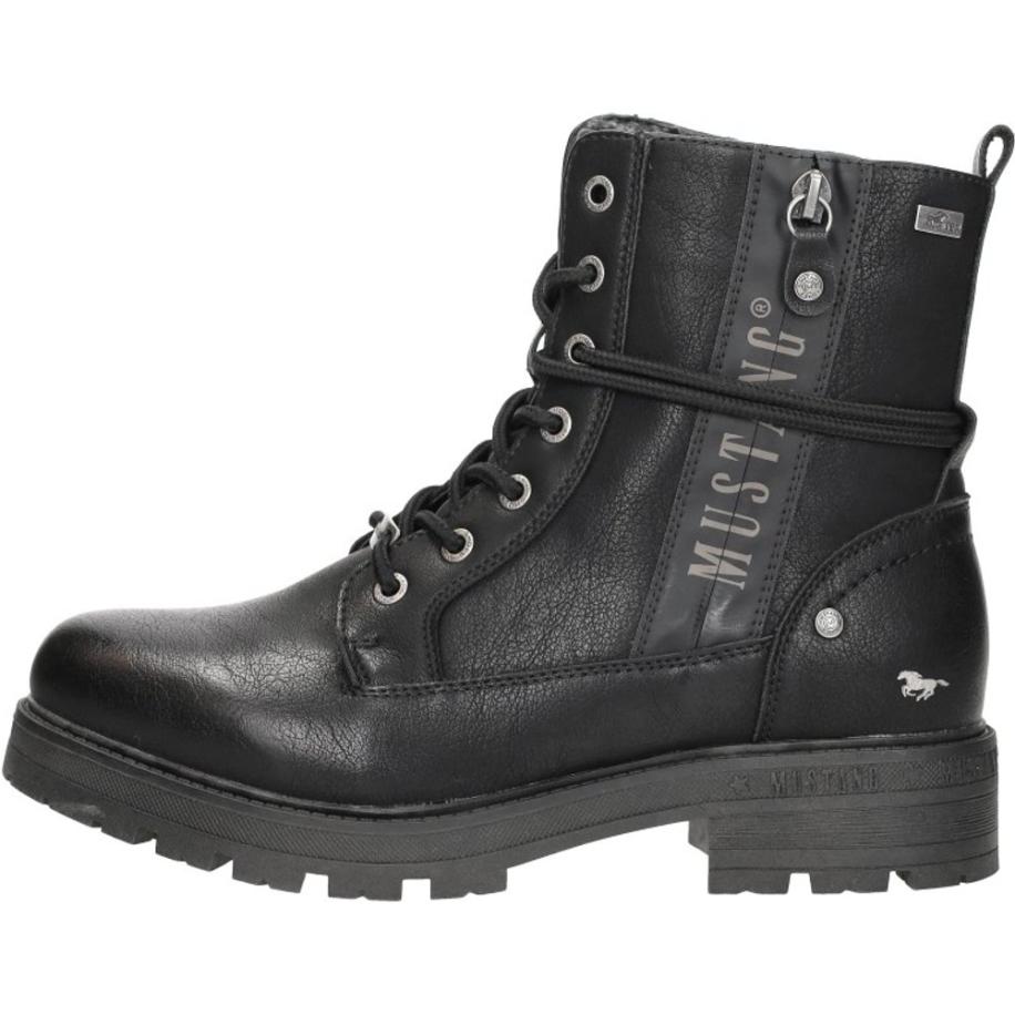 Mustang - Veterschoenen Hoog Zwart