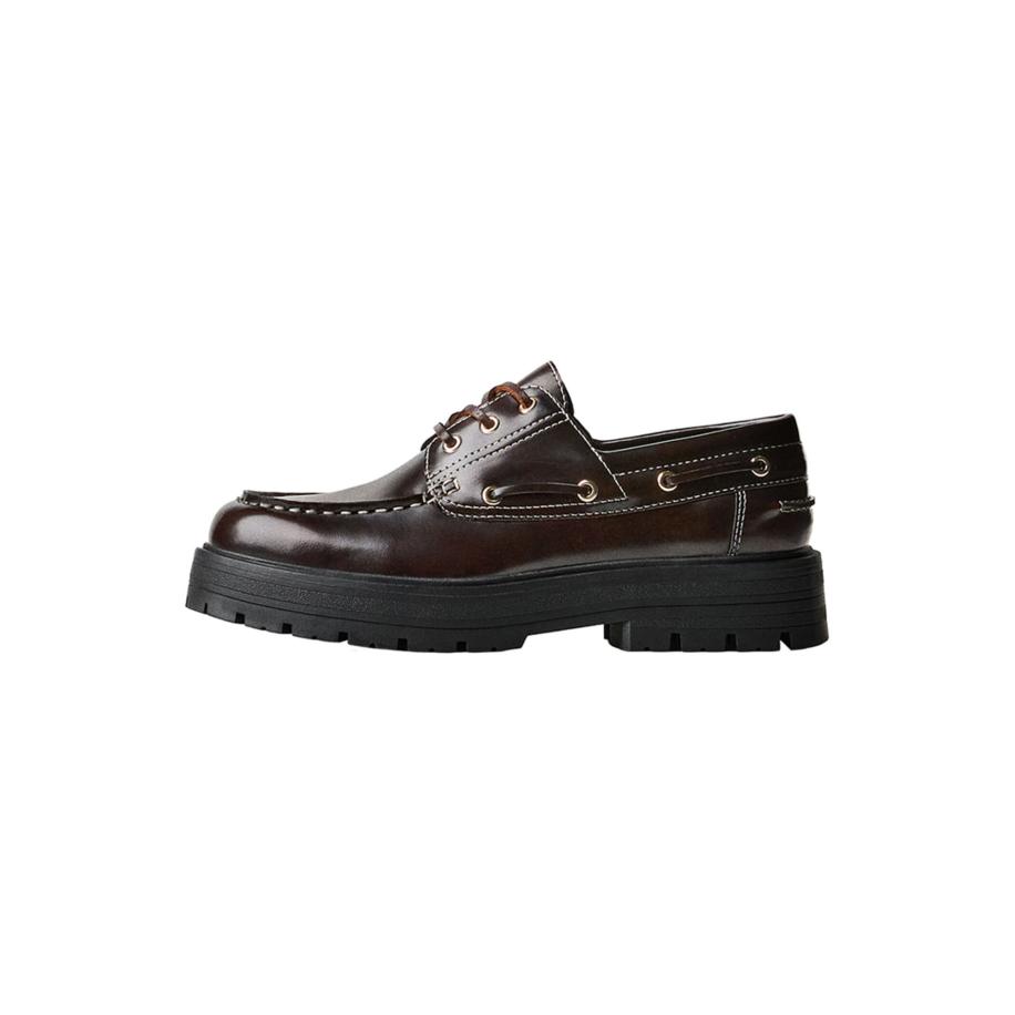 Bershka Bershka Mocassins chocoladebruin -