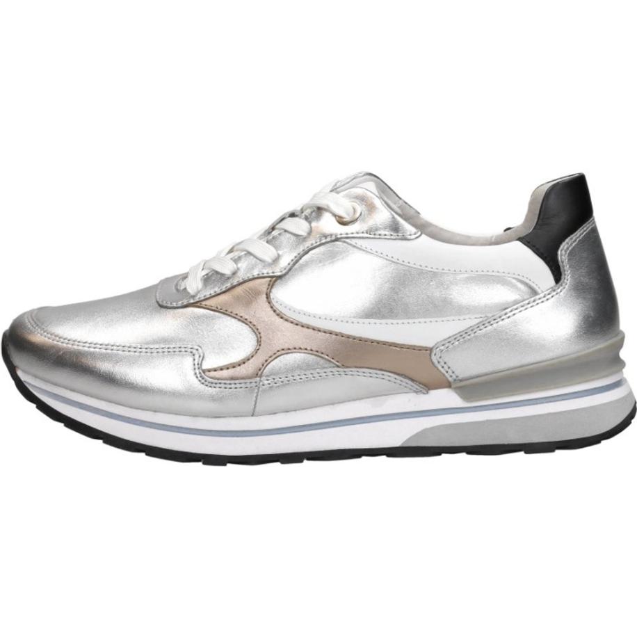 Gabor - Sneakers Hoog Zilver Zilver