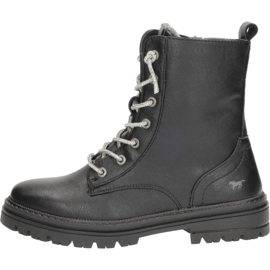 Mustang - Veterschoenen Hoog Zwart