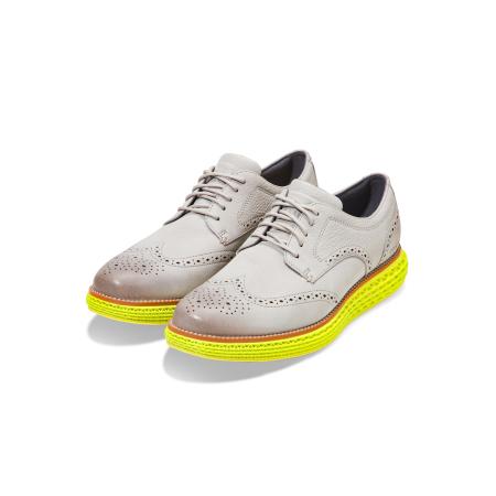 Cole Haan Cole Haan Veterschoen lichtgrijs / neongroen