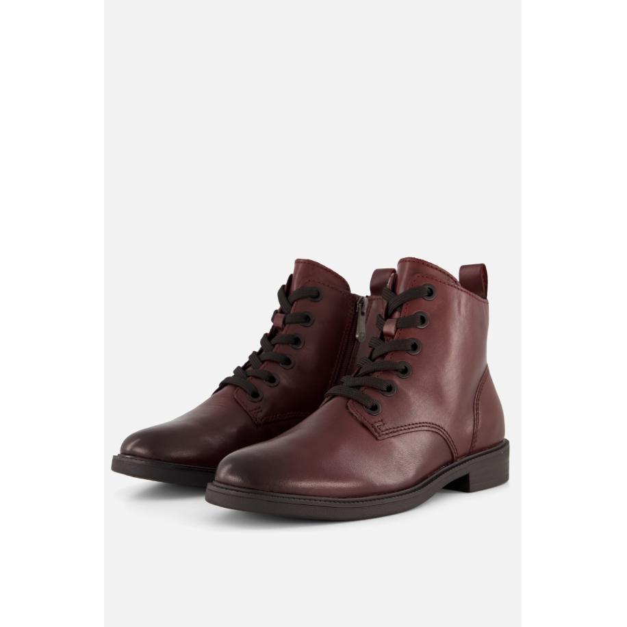 Marco Tozzi Veterboots bordeaux Synthetisch Rood