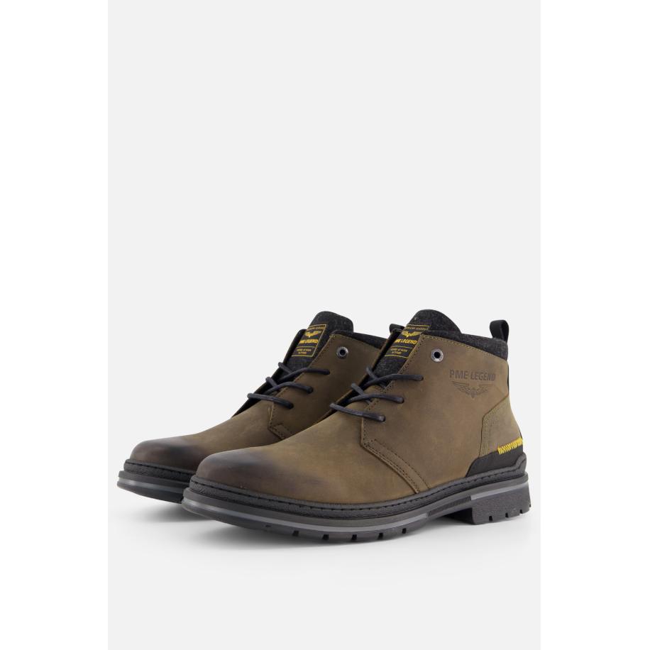 PME Legend Fleetman Veterschoenen groen Leer Groen