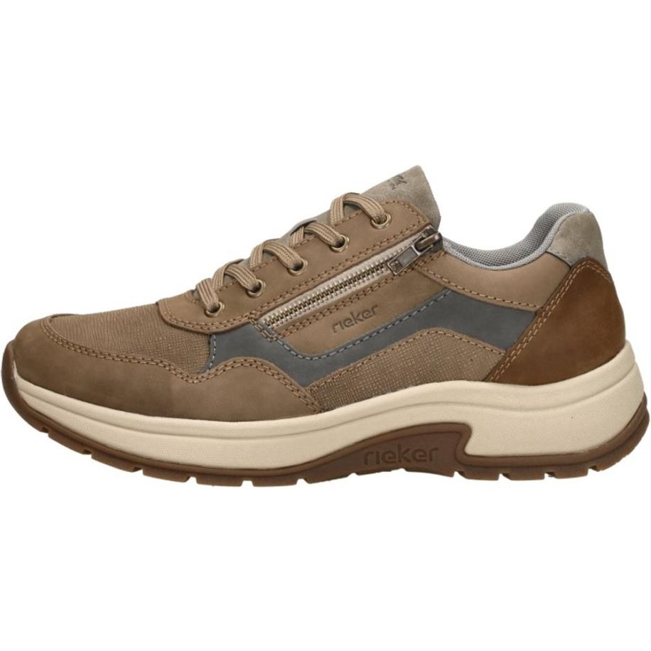 Rieker - Veterschoenen Laag Bruin