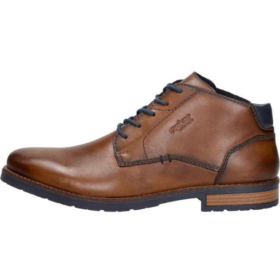 Rieker - Veterschoenen Hoog Bruin